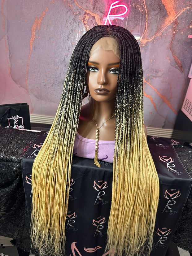 Lace frontal 6 x 13 micro, mini wig